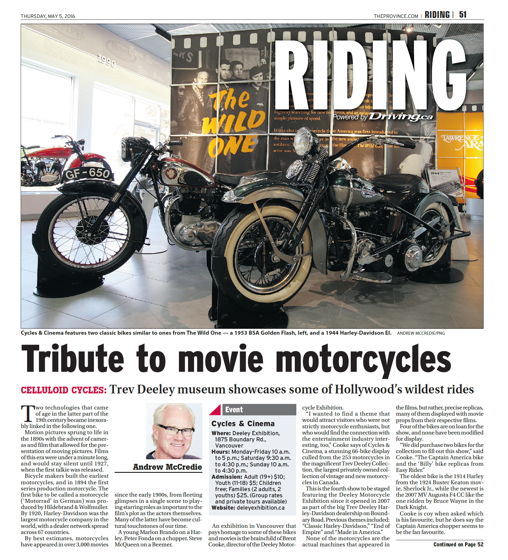 A Tribute to Movie Motorcycles
