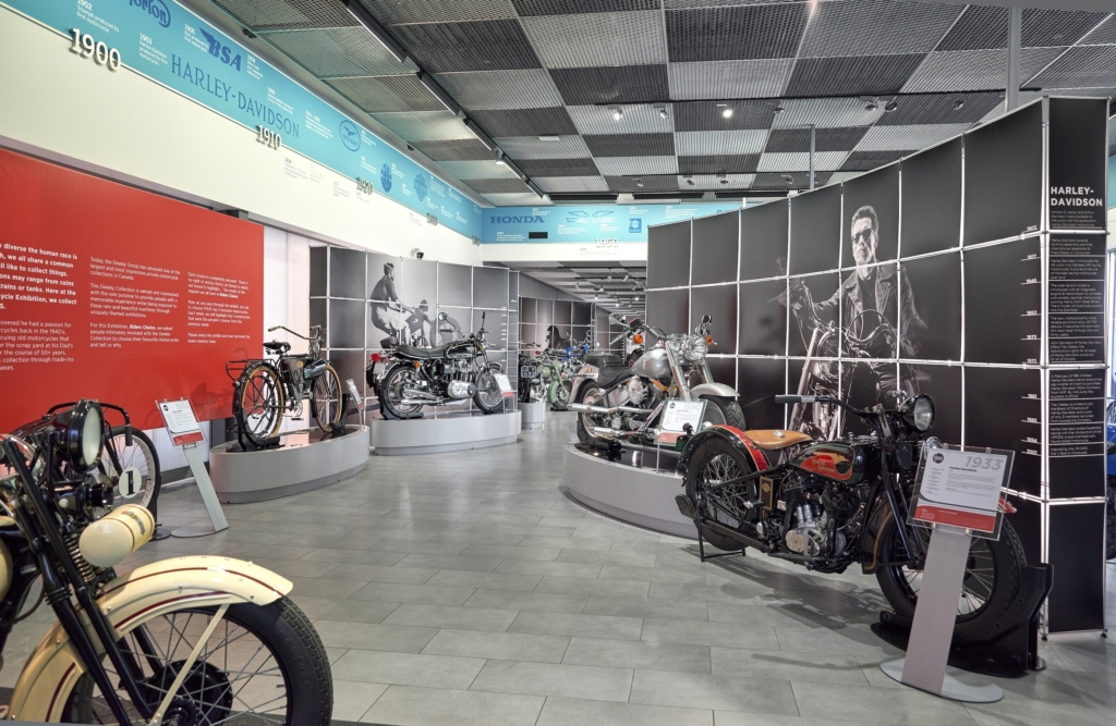the image shows our Vintage Motorcycle Exhibition